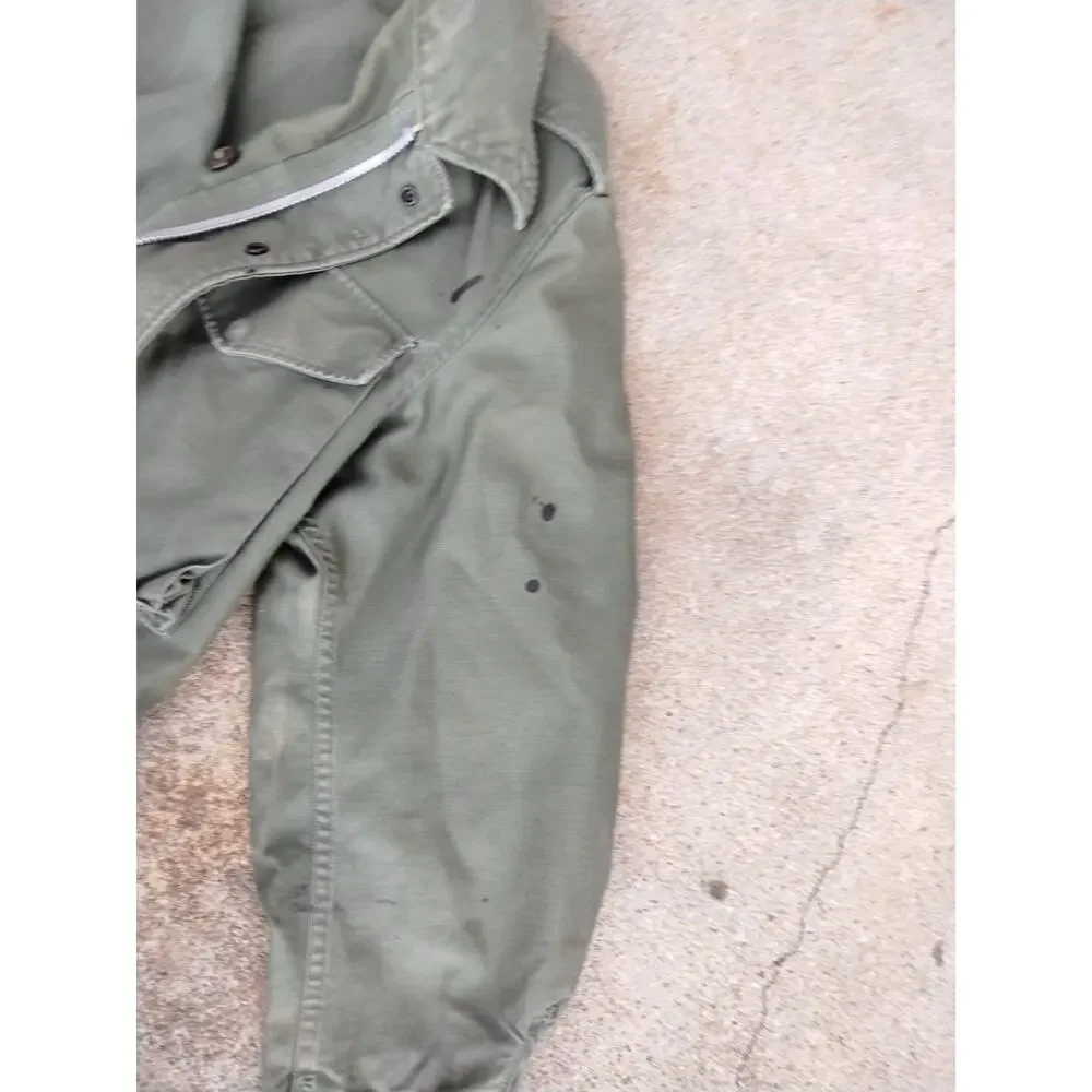 Vintage US Military M-65 Field Jacket OG-107 Army Coat Small Short